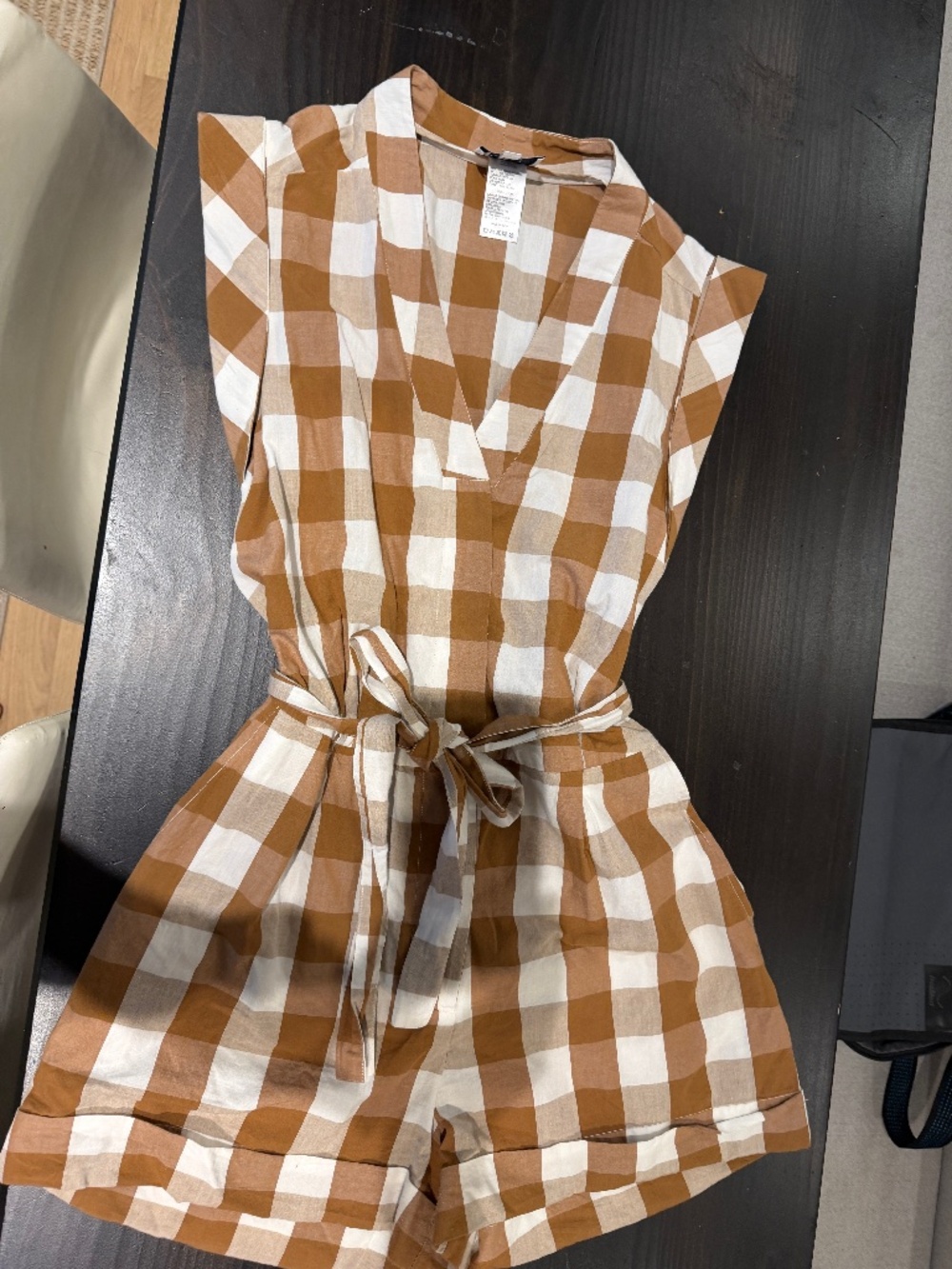 women's cotton romper size L